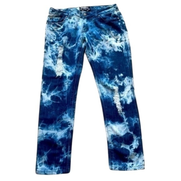 THRILL | JUNIOR SIZE 7 STYLE ACID WASHED JEANS - Picture 1 of 9